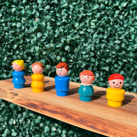 Vintage Little People bus with people, 80s Toys - Picture 7 of 7